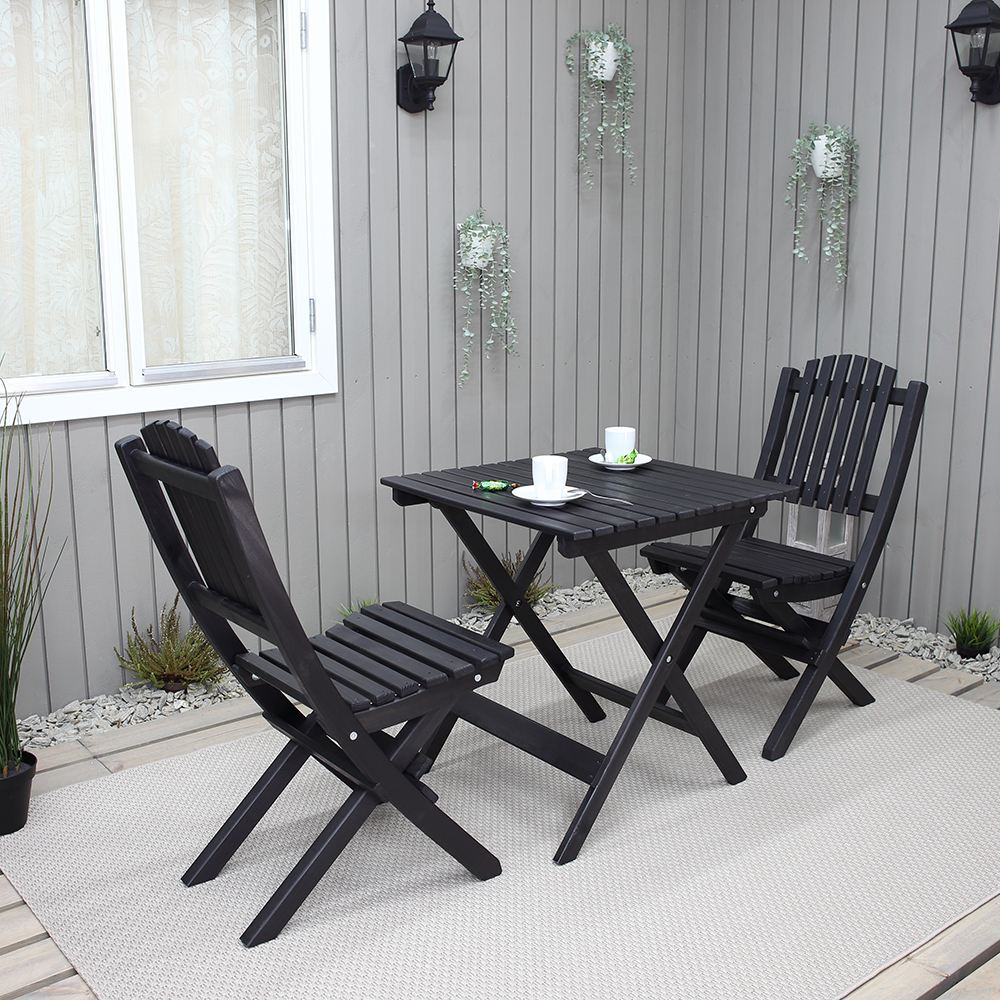 Caféset Baltic Garden Wilma Bord med 2 Visby Stolar