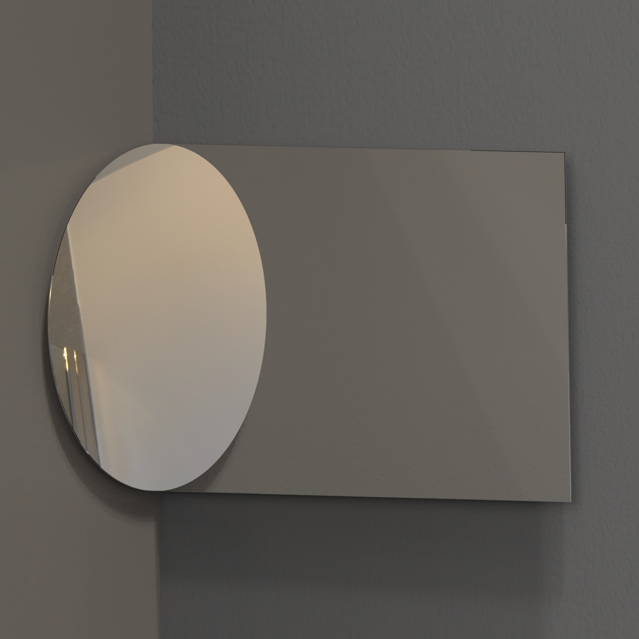 Spegel Vidi Aura med LED-belysning