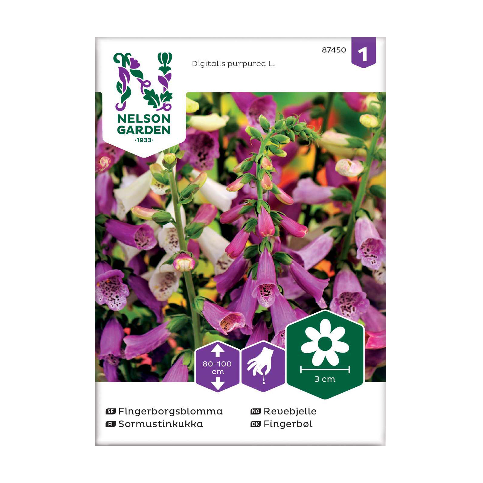 Frö Fingerborgsblomma Nelson Garden Mix