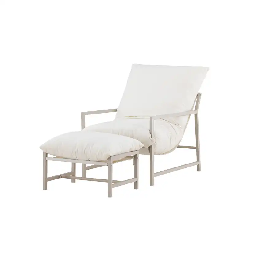 Corso Lounge Chair - Beige / Beige Beige