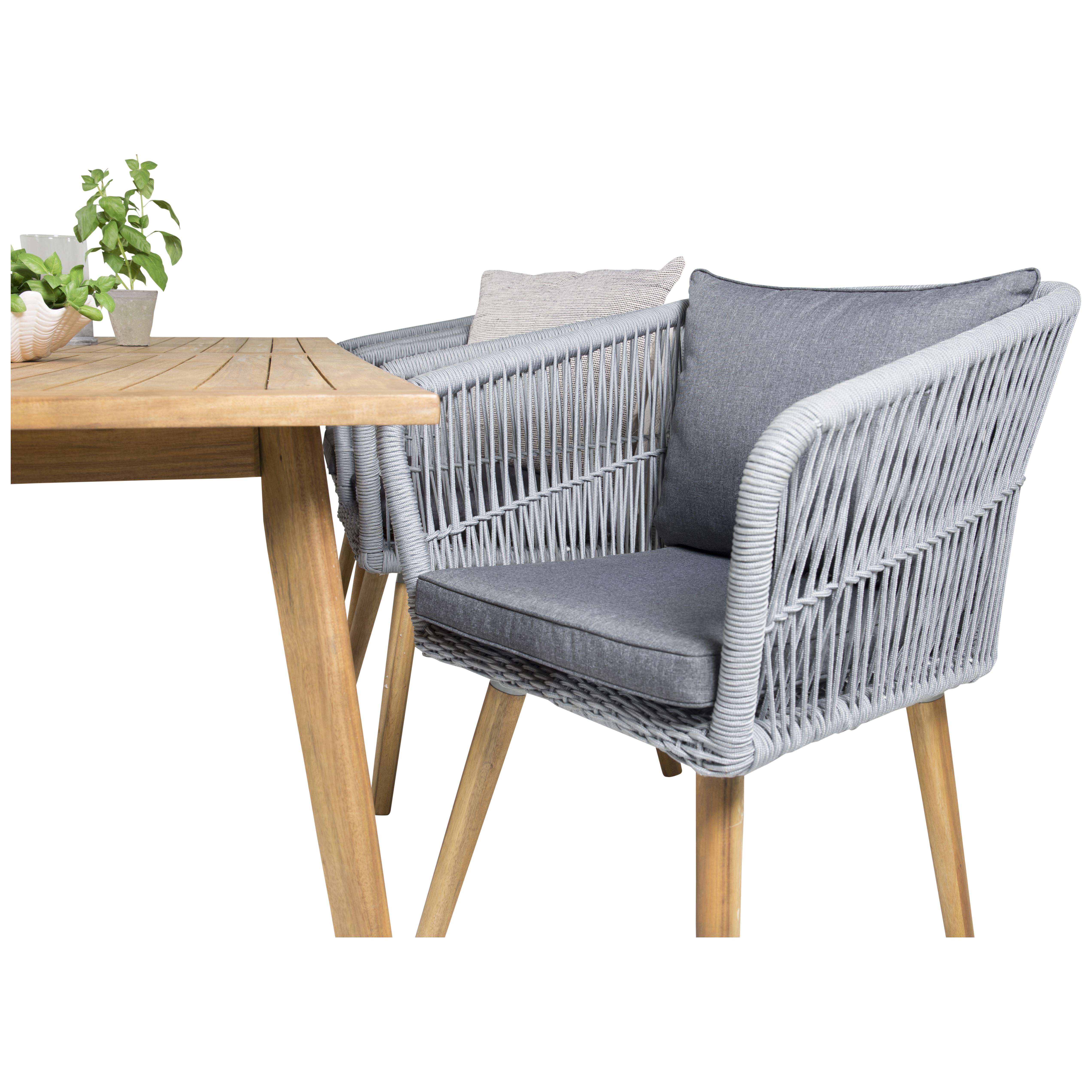 Matgrupp Venture Home Caisa 220 med 6 Caisa Stolar