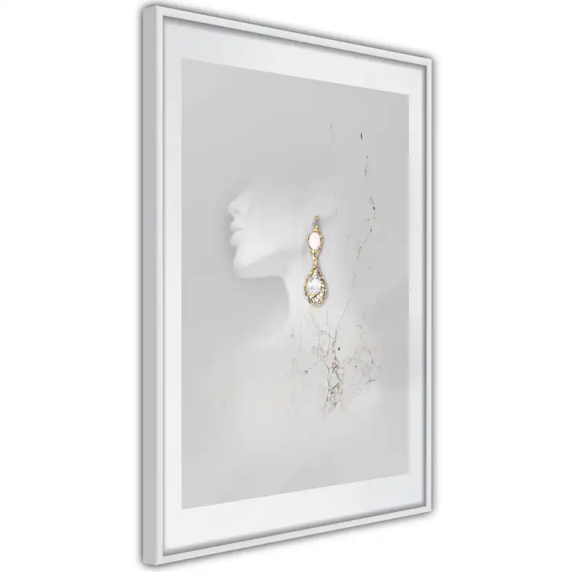 Poster Artgeist Affisch Gold Earrings