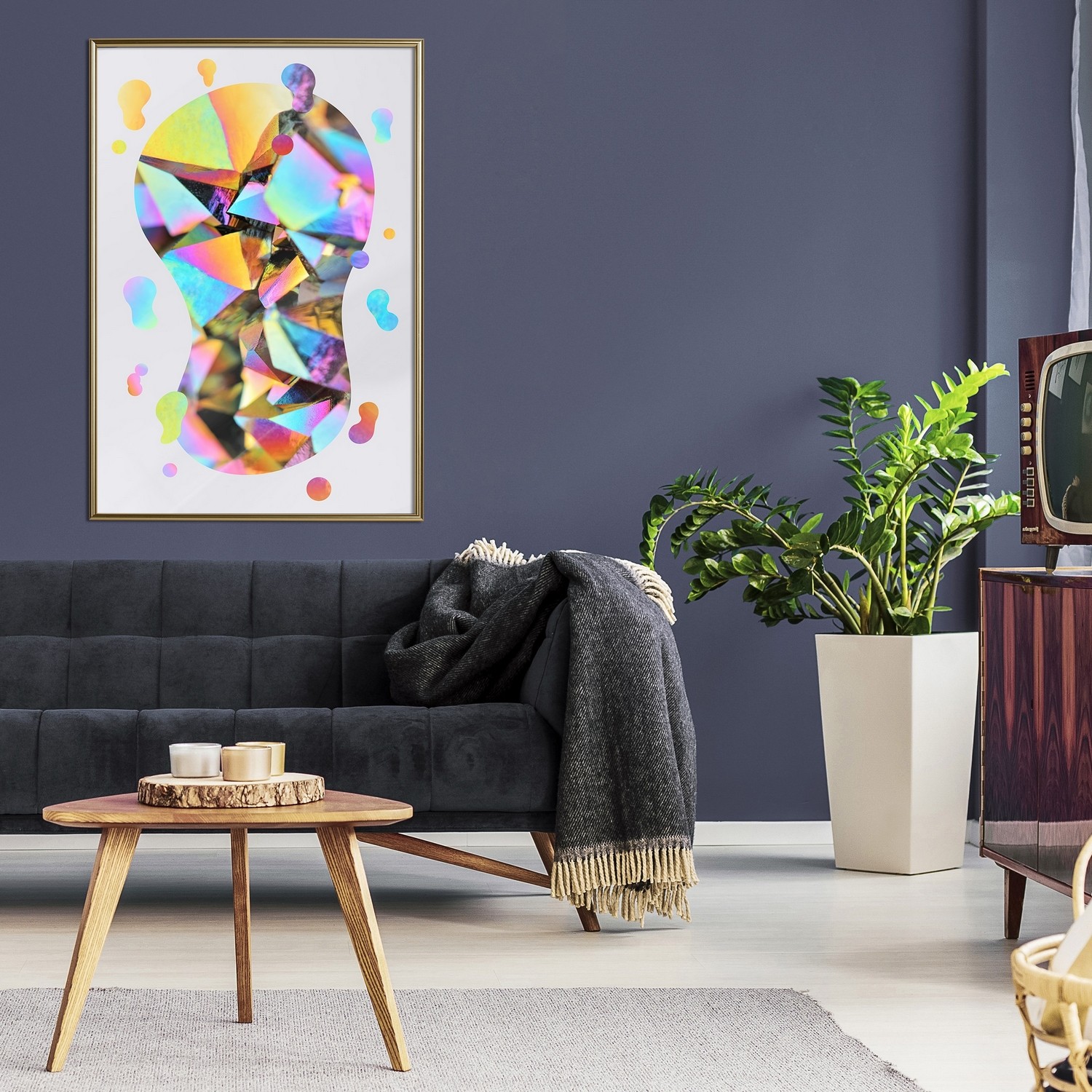 Poster Artgeist Affisch Rainbow Footprint