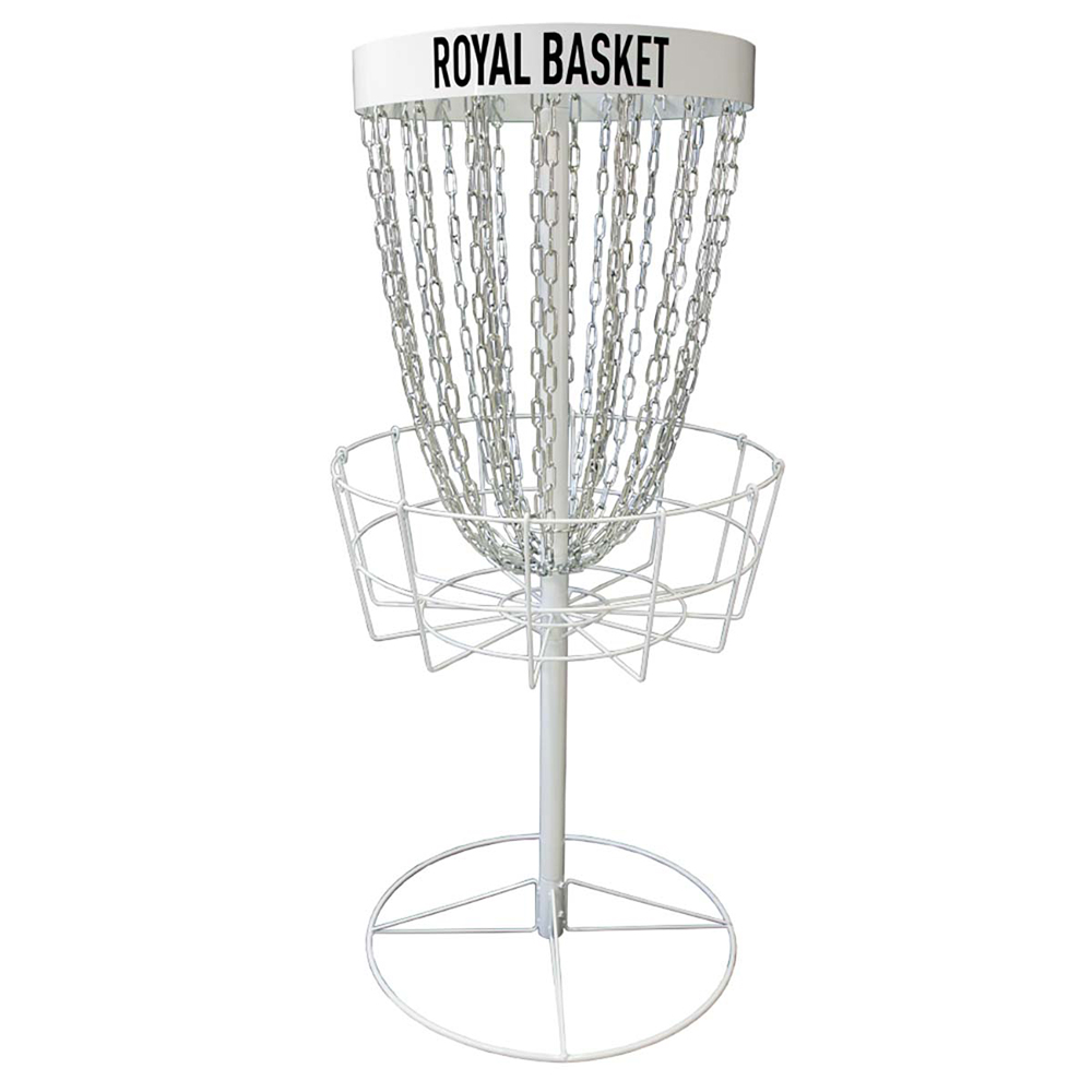 Frisbeegolfkorg Viking Discs Royal Basket Stålkorg Vit