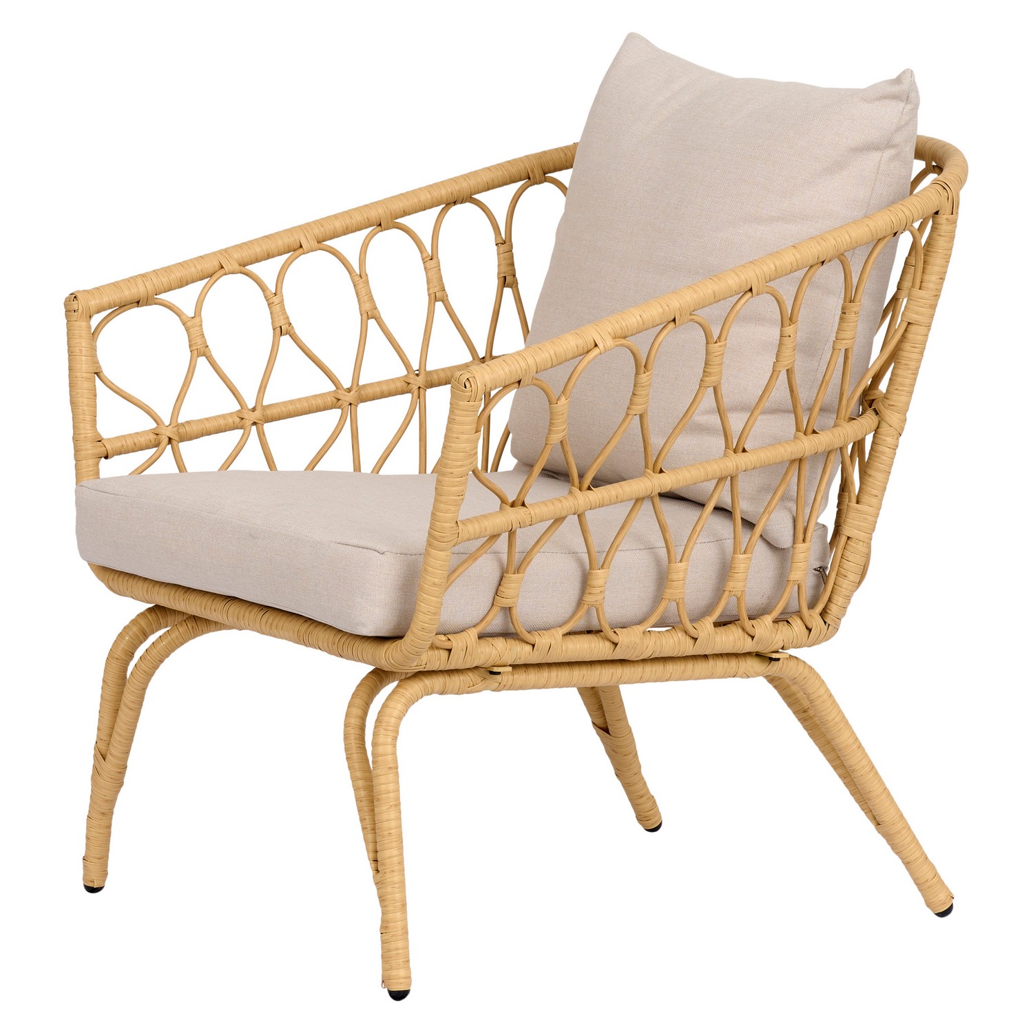 Loungeset ENVY DESIGN Magrethe Utemöbler med Dynor i Rotting