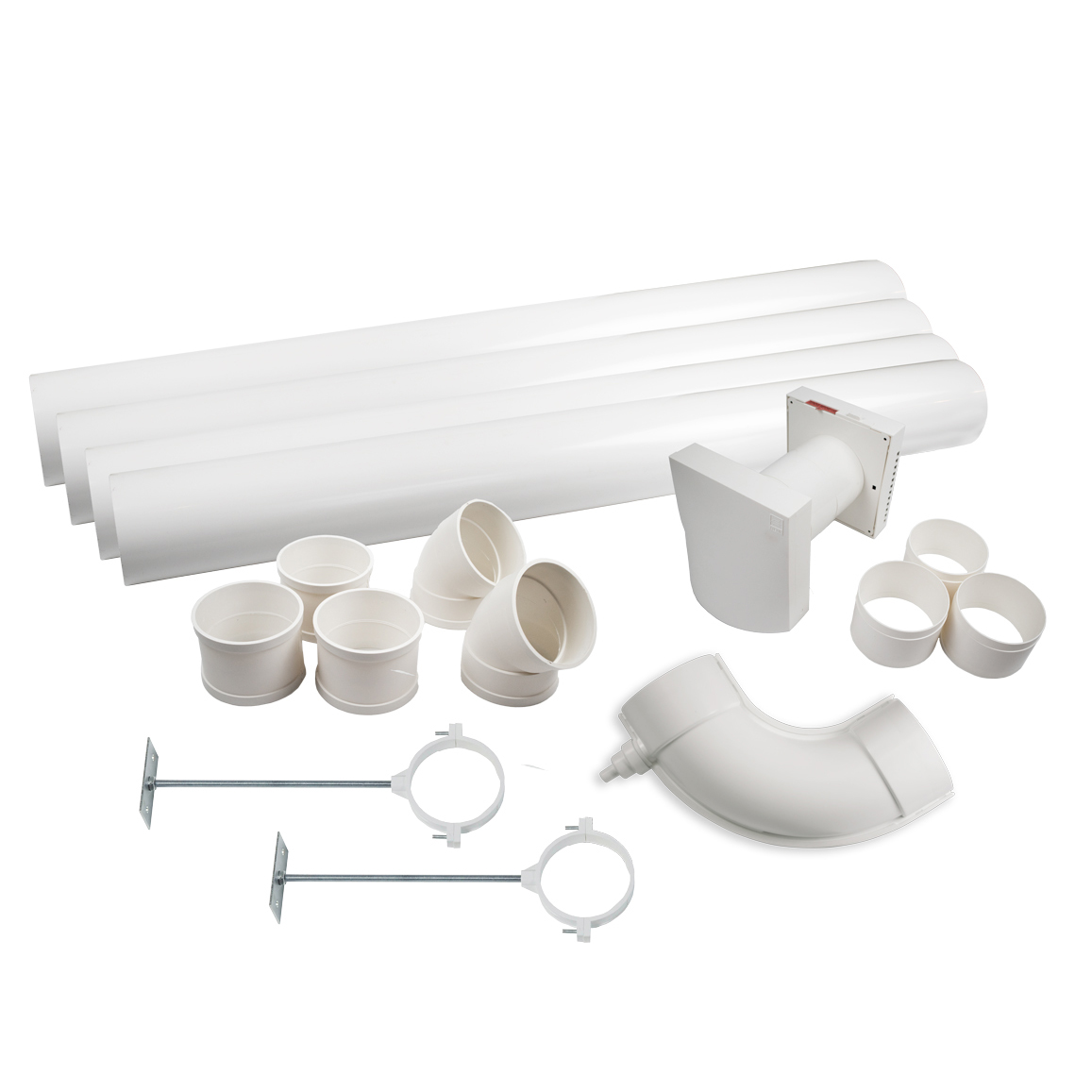Ventilationssats Separett Nova Ø110 mm vit