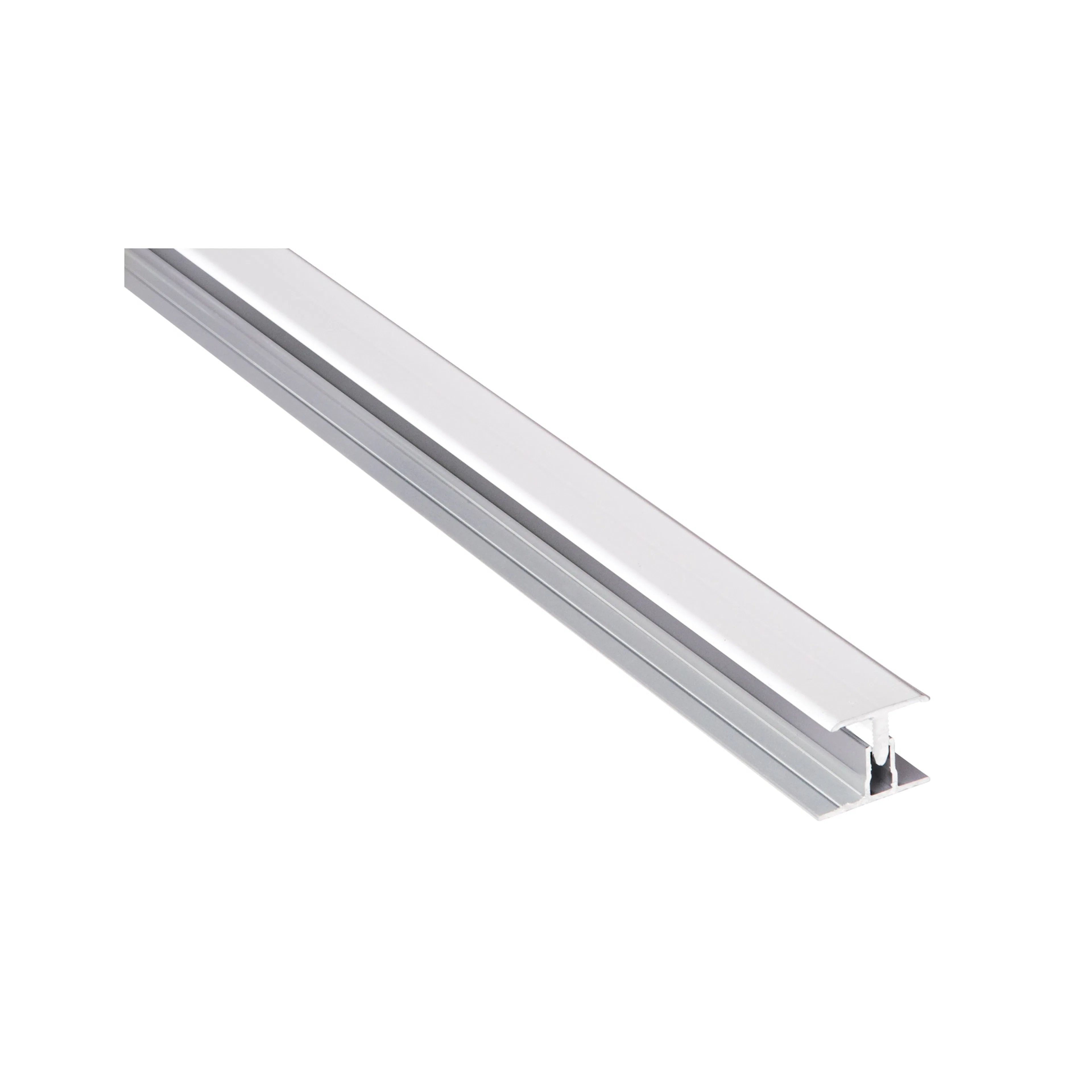 Foglist Fibo Aluminium 2-del skarv 2400 mm, Vit