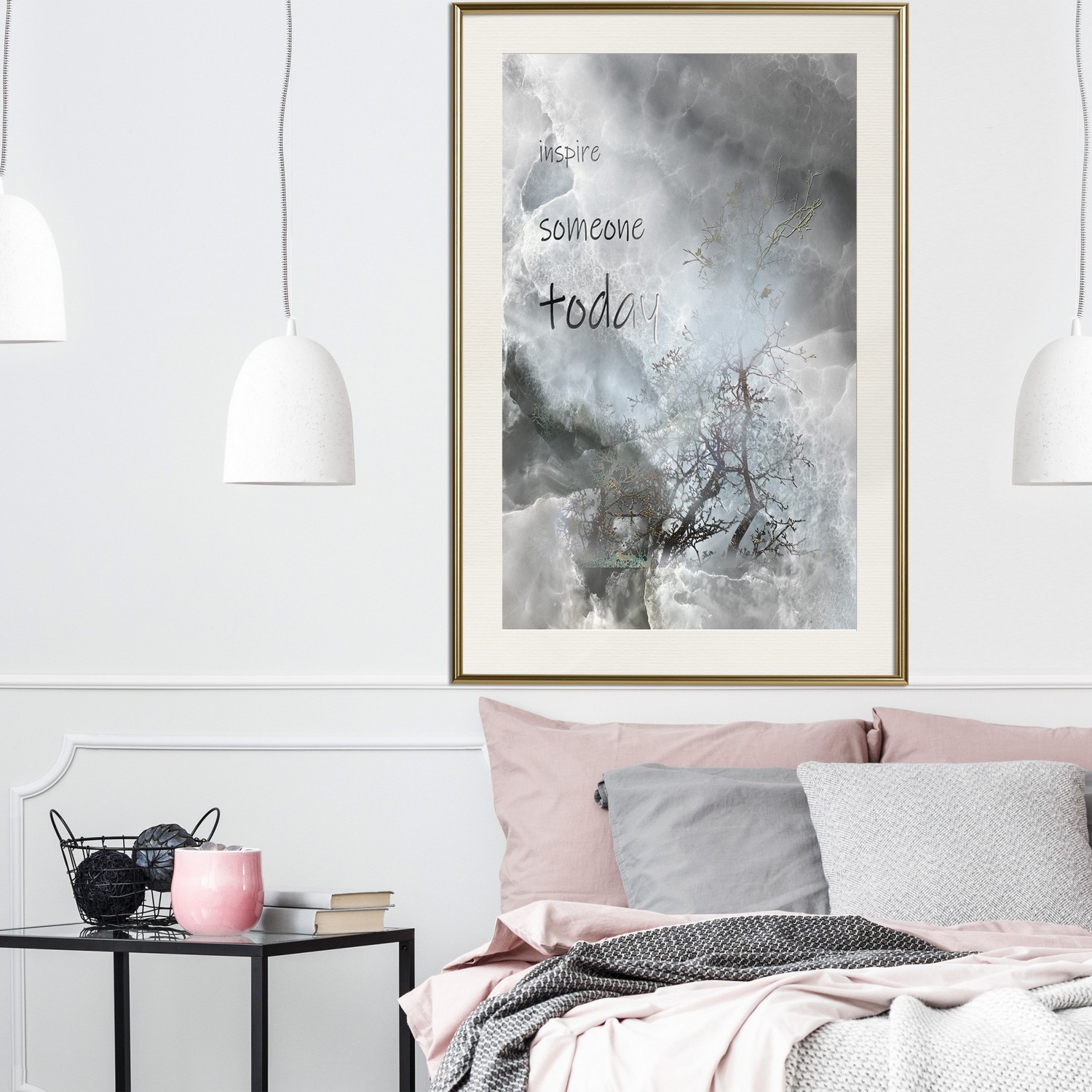 Poster Artgeist Affisch Inspire Someone Today