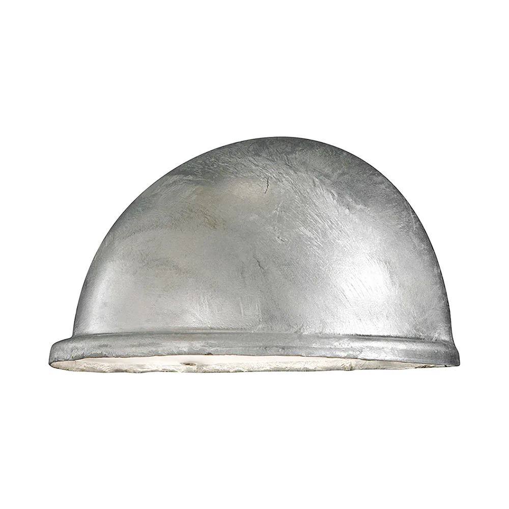 Torino halvmåneplafond E14 galvaniserad liten Galvaniserad