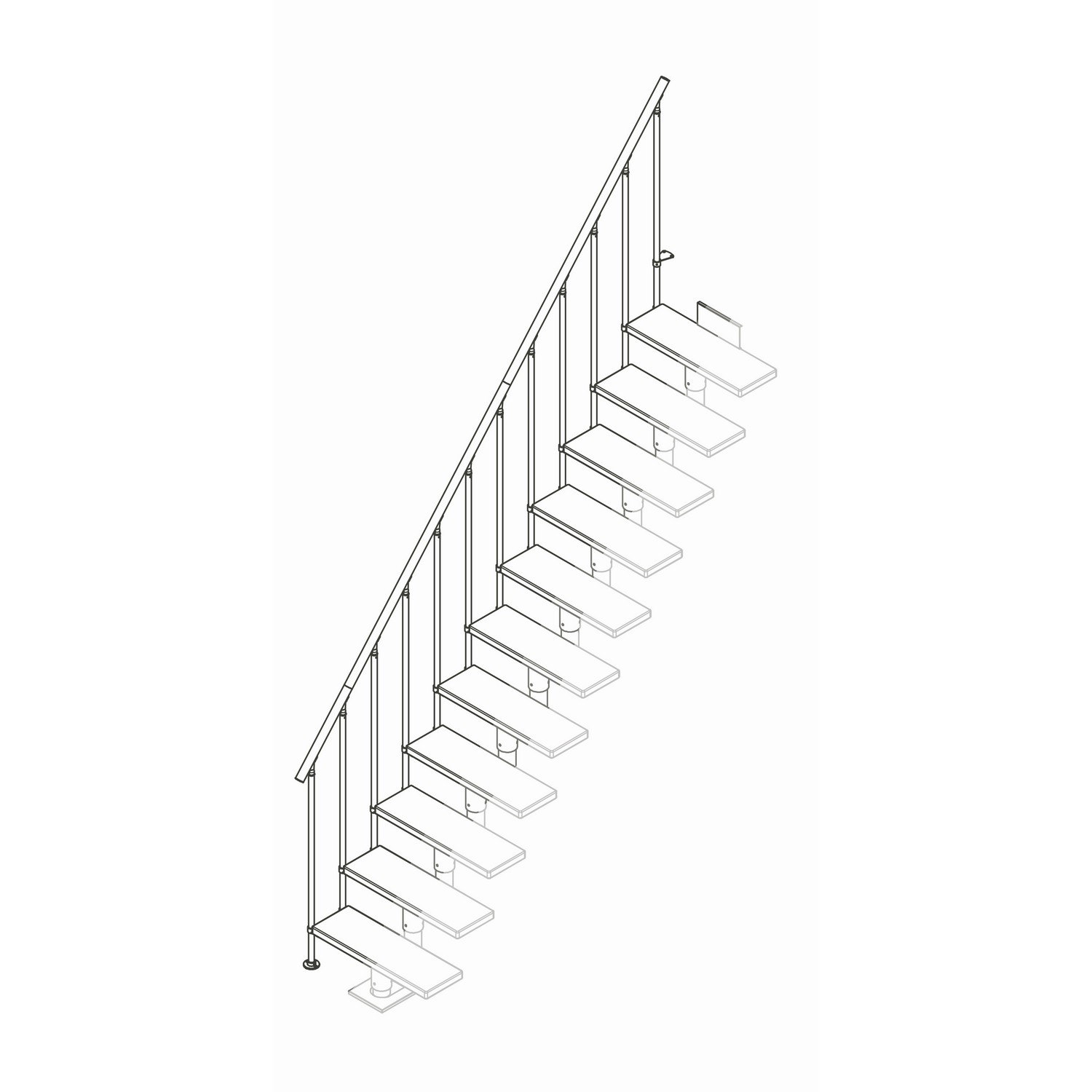 Extra Räcke Dolle Classic II Komplett Bok Oljad