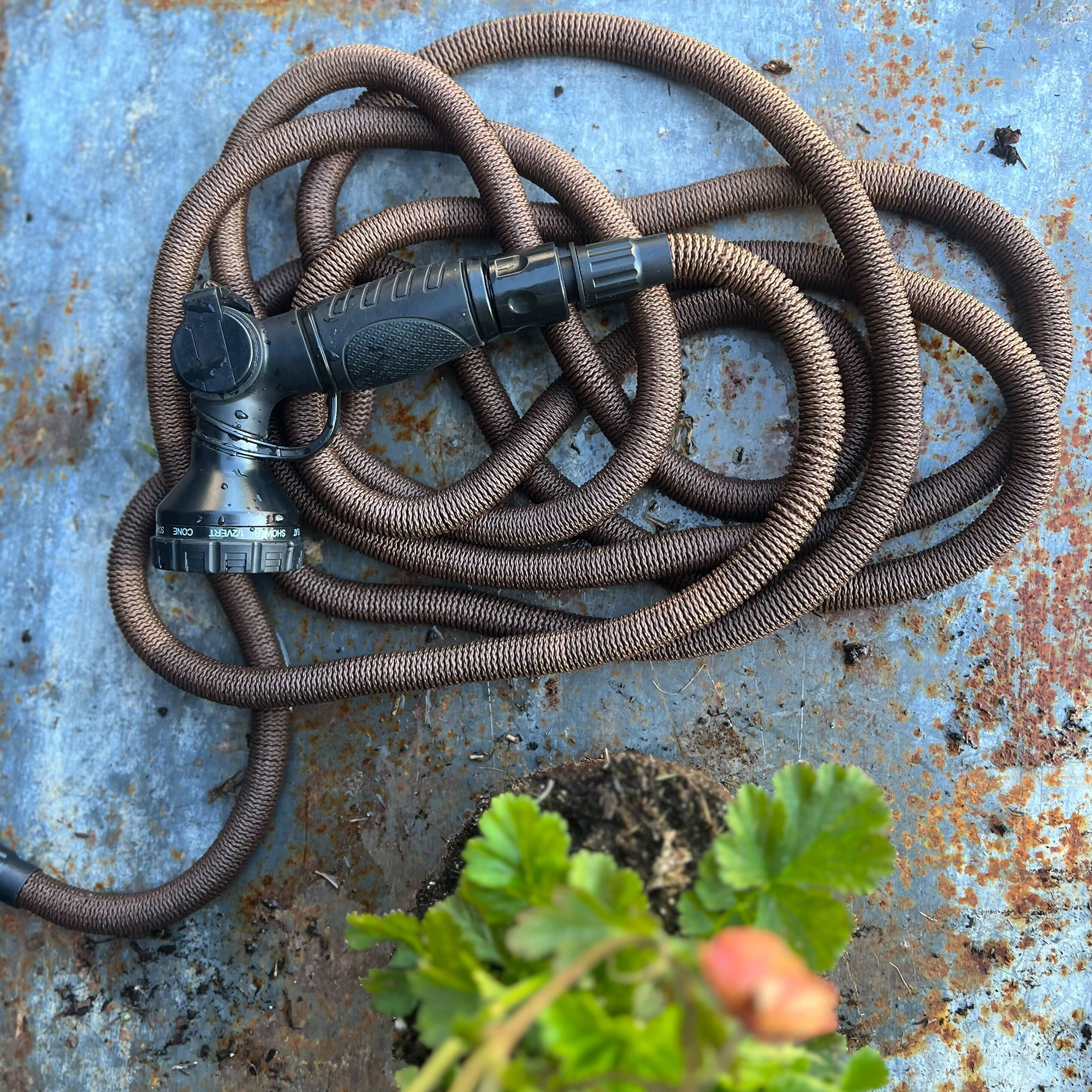 Trädgårdsslang By Benson Deluxe Mörk Sand 25 m