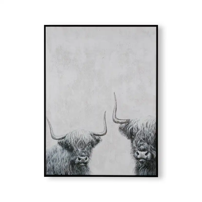 Tavla Art For The Home Highland Cows