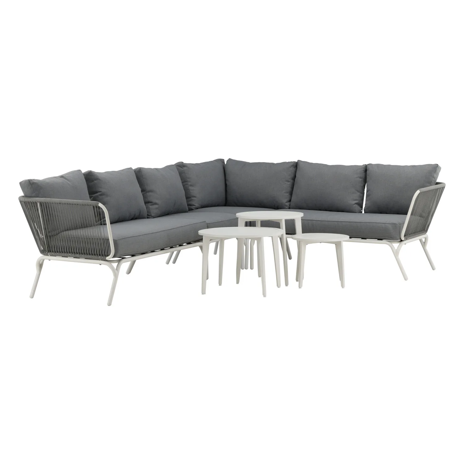Hörnsoffa Venture Home Roxo Utomhus Vit