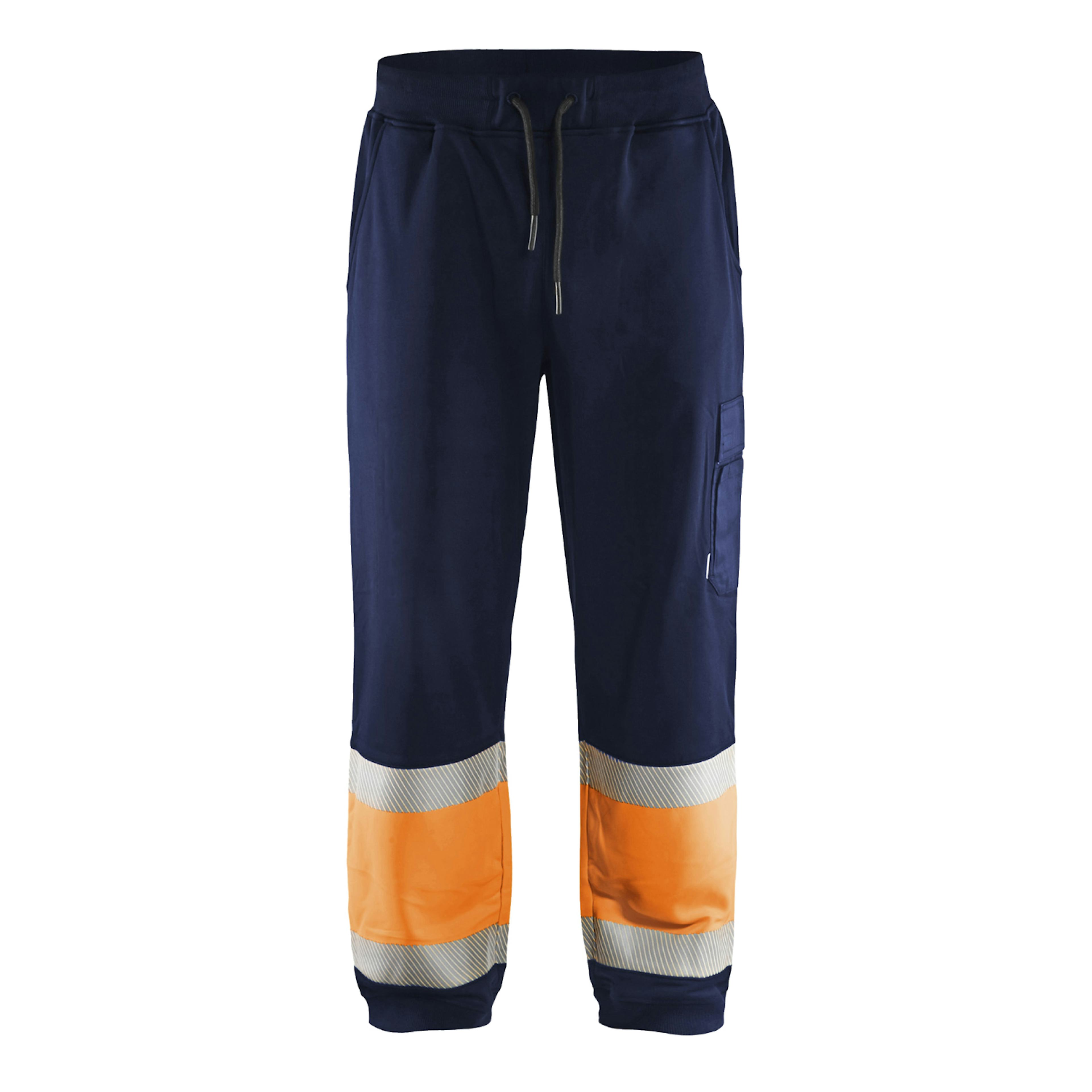 Marinblå/Varselorange