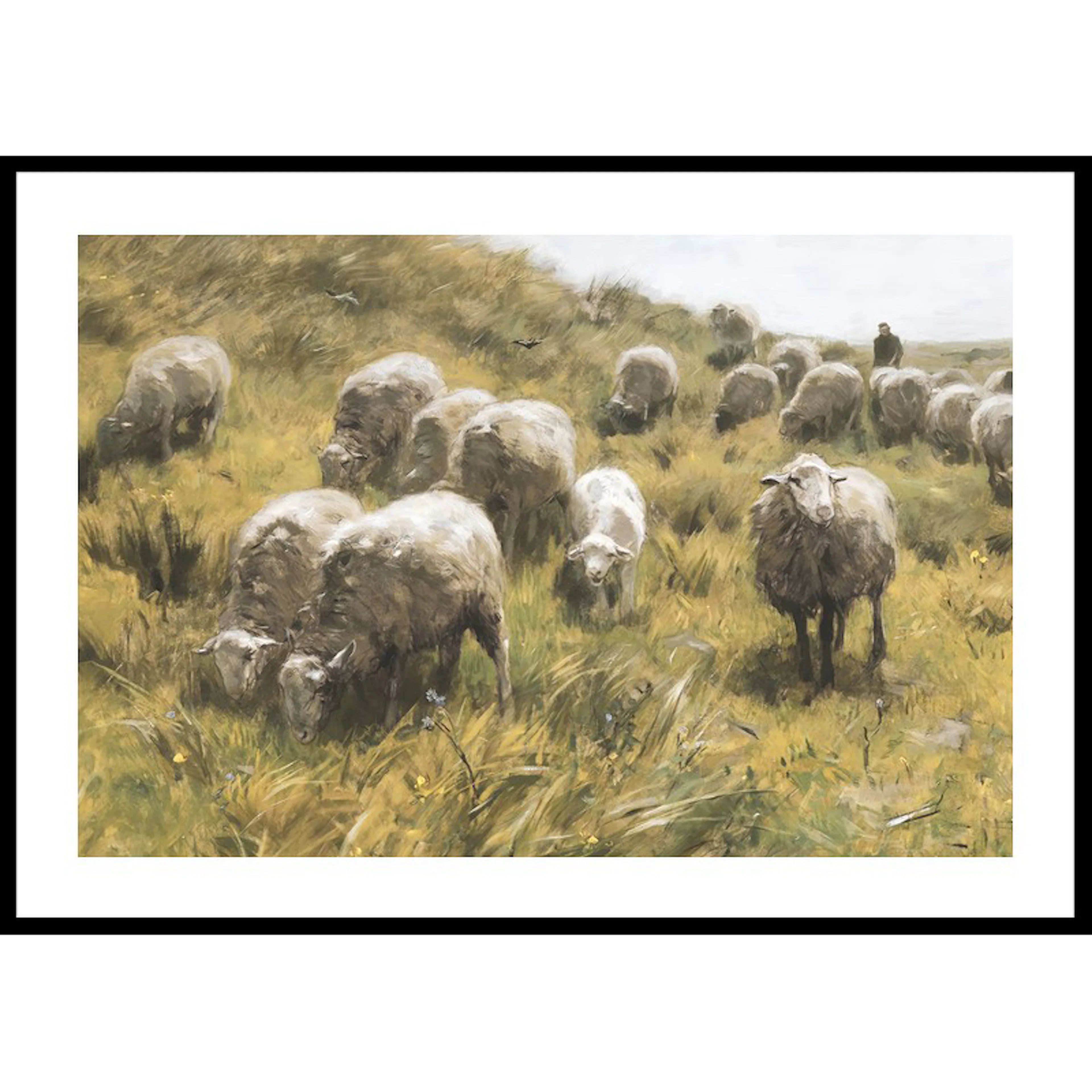 Op De Duinen By Anton Mauve 30x40 30x40 cm