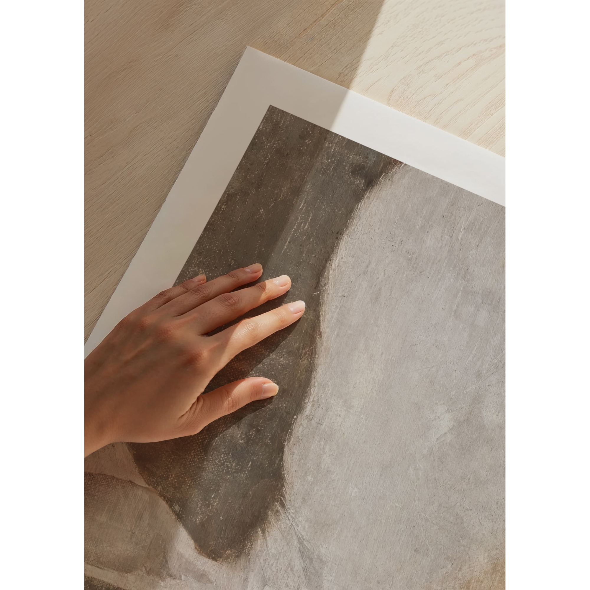 Poster Gallerix Witte Konijn By Jan Mankes