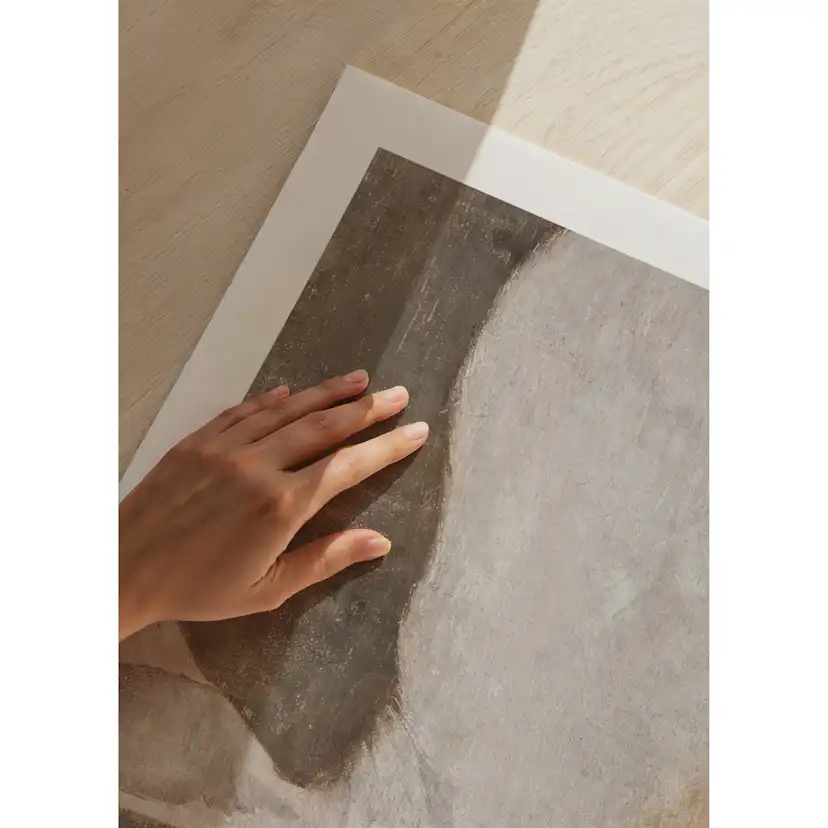 Poster Gallerix Witte Konijn By Jan Mankes