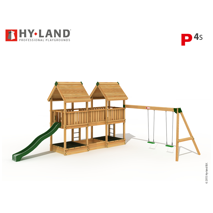 Klätterställning Hy-Land Projekt 4 + Swingmodul