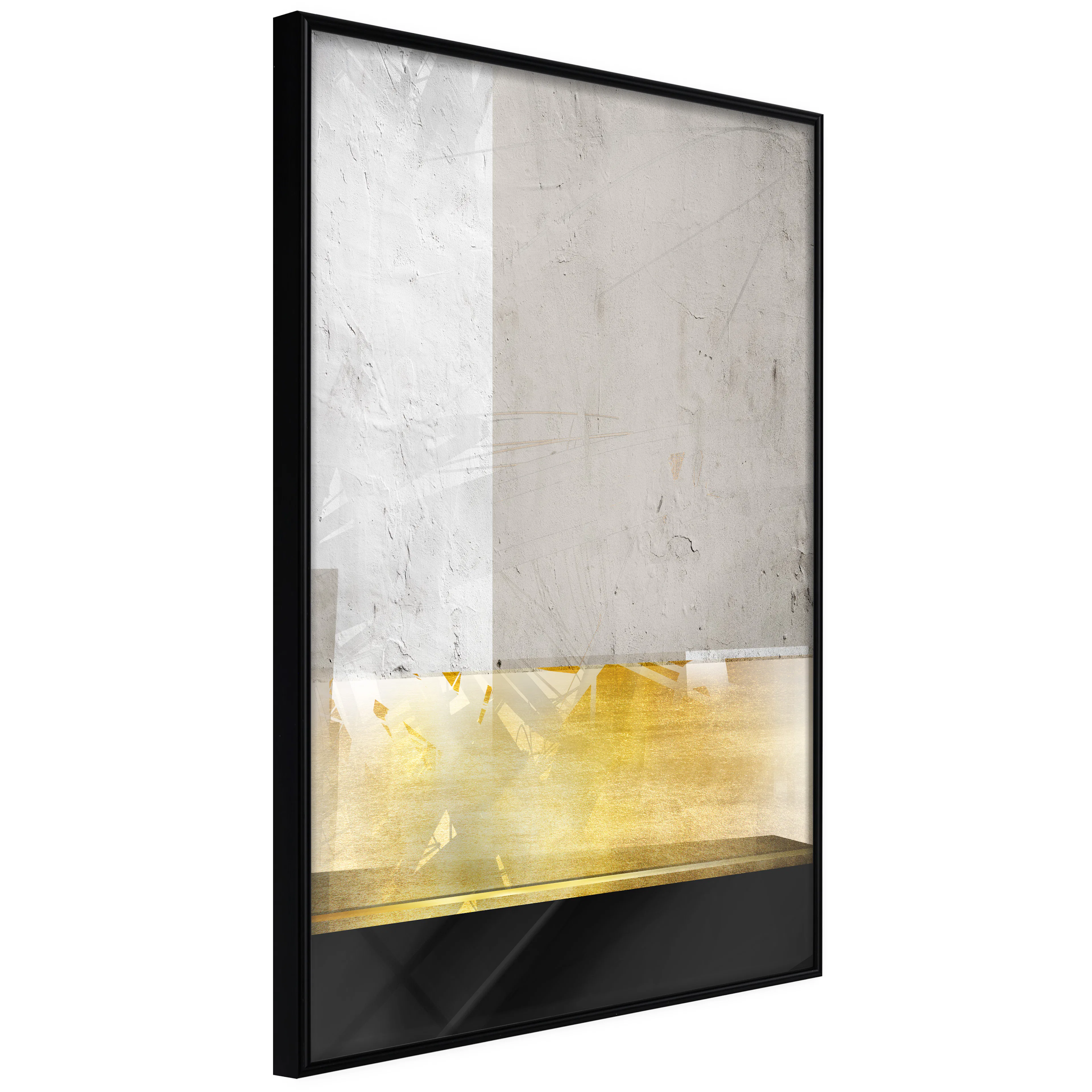 Affisch - Geometric Metropolis [Poster] 40x60 Svart ram, 40x60 cm