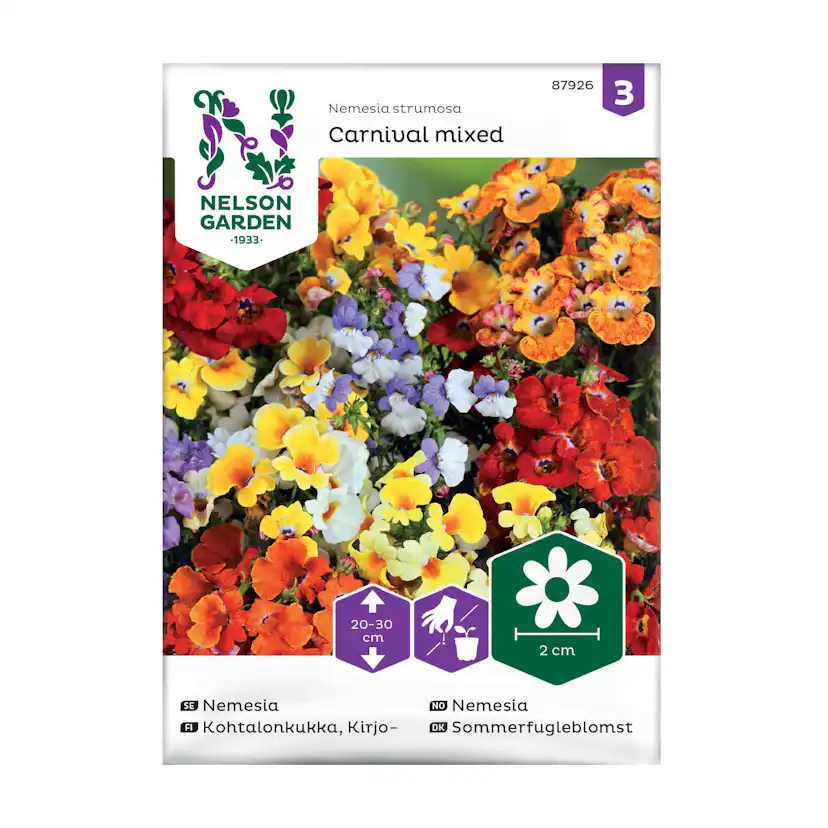 Frö Nemesia Nelson Garden Carnival Mix