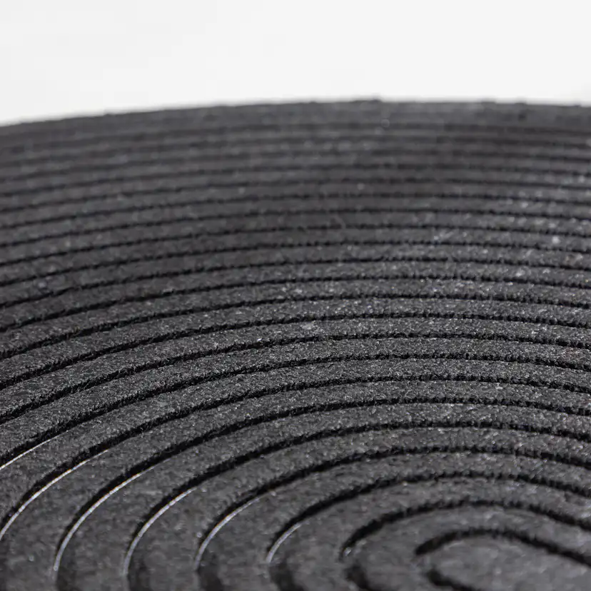 Teodor 50% Rubber 50% PP - 60*90- -Rectangular-Black Svart