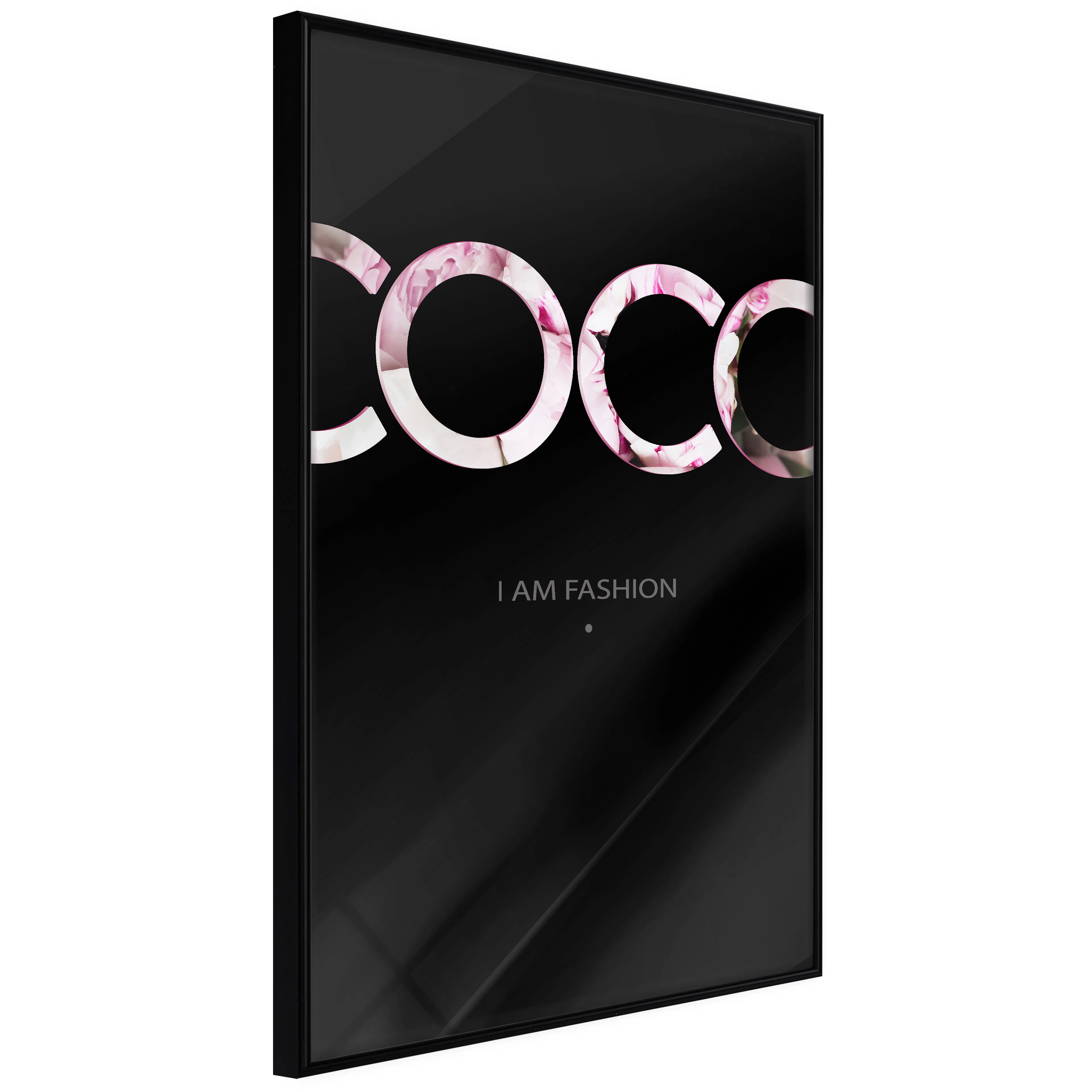 Affisch - I Am Fashion [Poster] 40x60 Svart ram, 40x60 cm