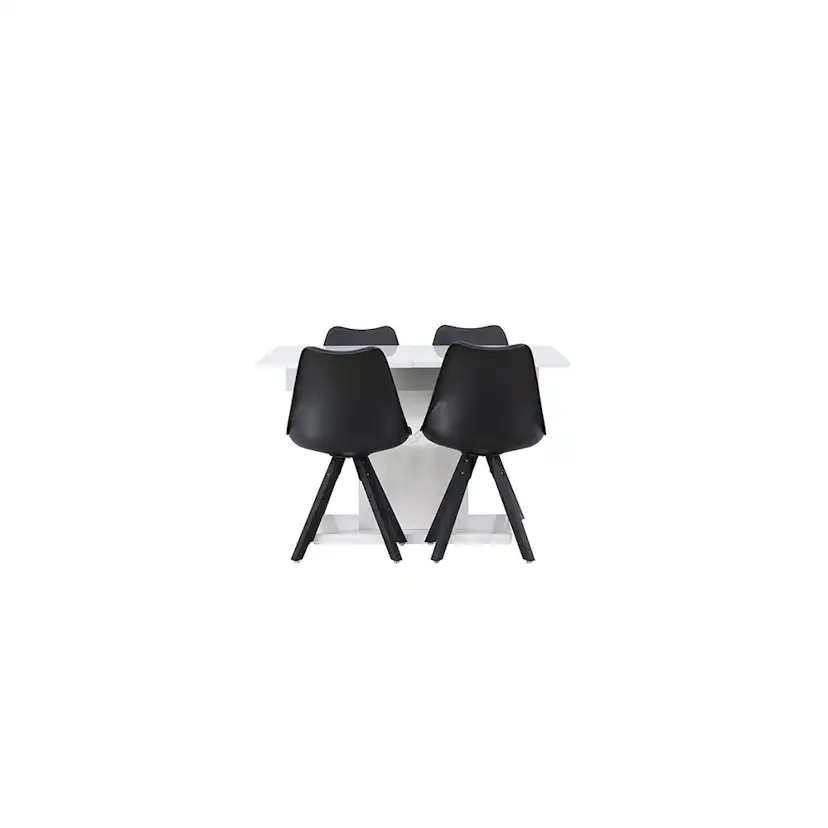 Matgrupp Venture Home Pluto med 4 Zeno Stolar
