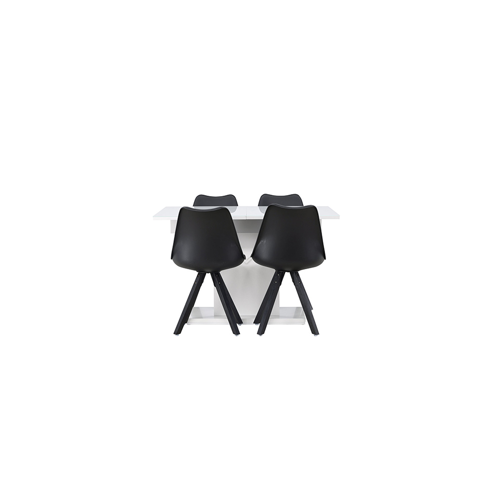 Matgrupp Venture Home Pluto med 4 Zeno Stolar