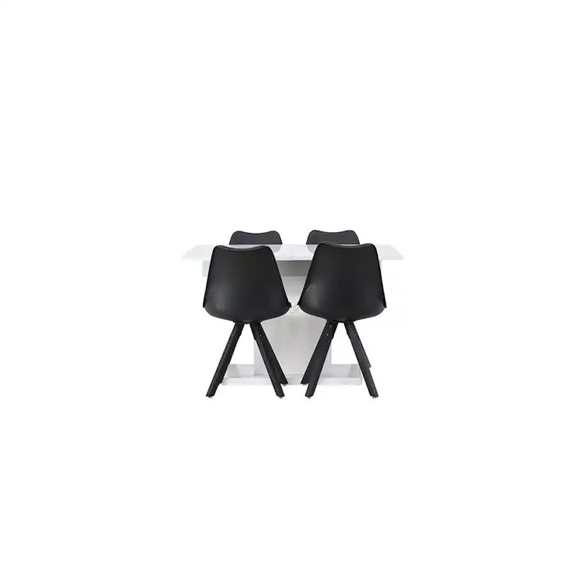 Matgrupp Venture Home Pluto med 4 Zeno Stolar