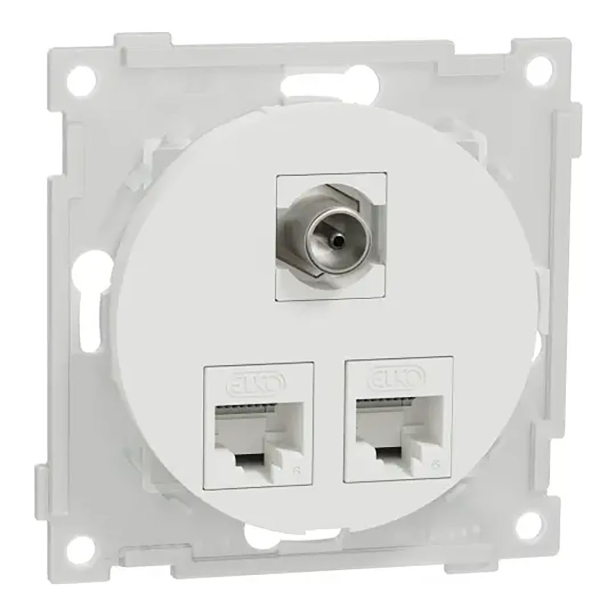 Vägguttag Elko One Modularuttag 2x8 K6 UTP