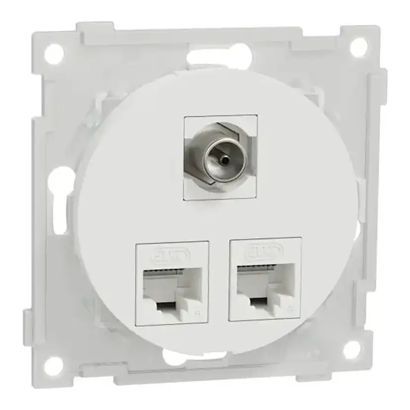 Vägguttag Elko One Modularuttag 2x8 K6 UTP