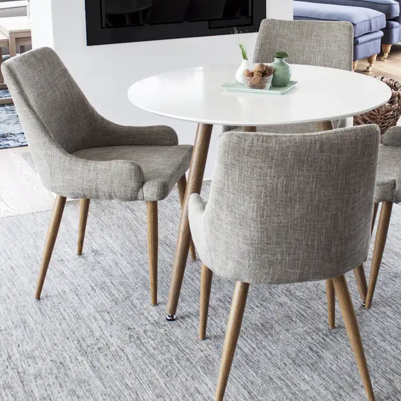 Matgrupp Venture Home Polar med 4st Plaza Stolar
