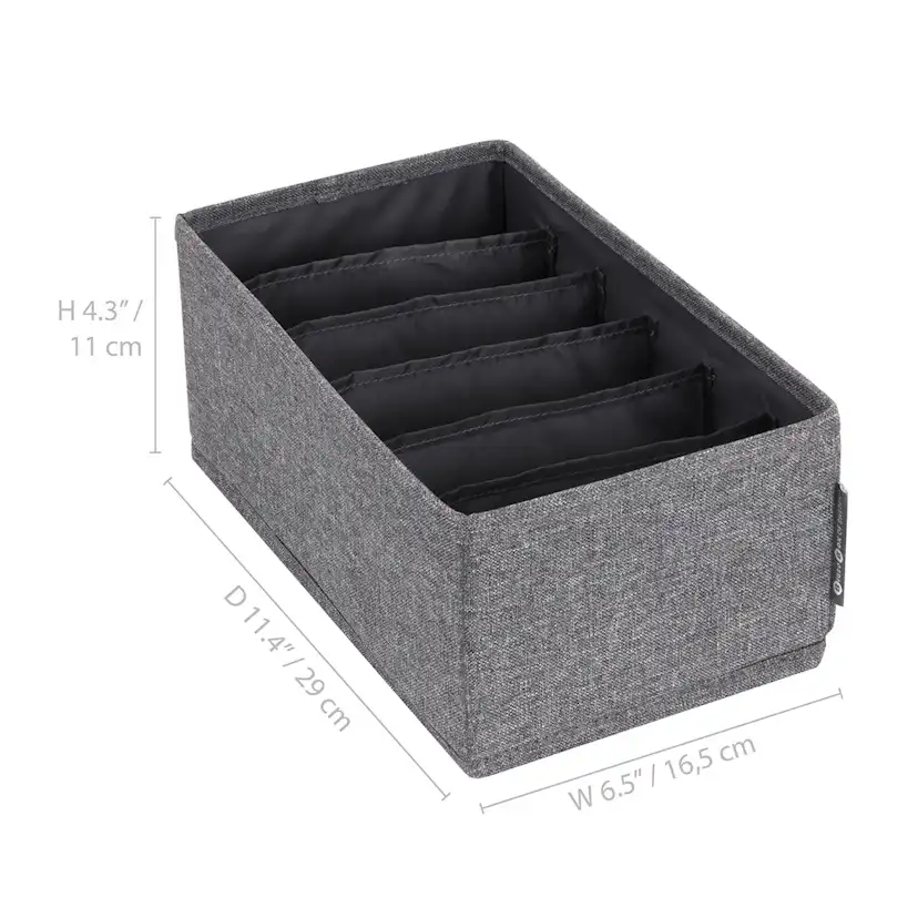 DRAWER ORGANIZER small grå Grå, Small