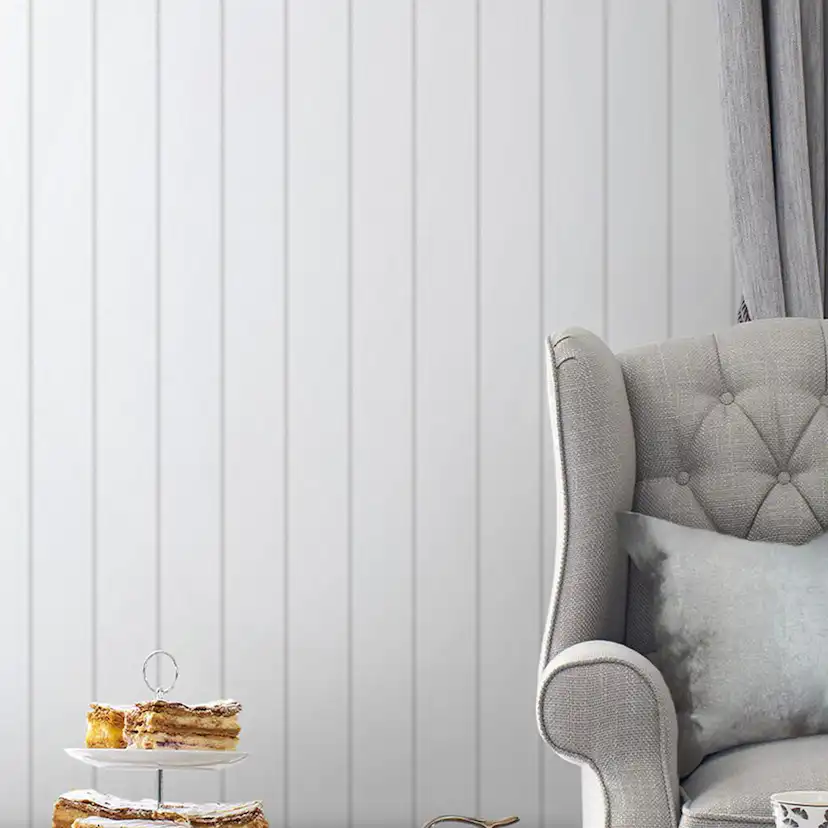 Tapet Laura Ashley Saltram Stripe Sugared Grå 118492