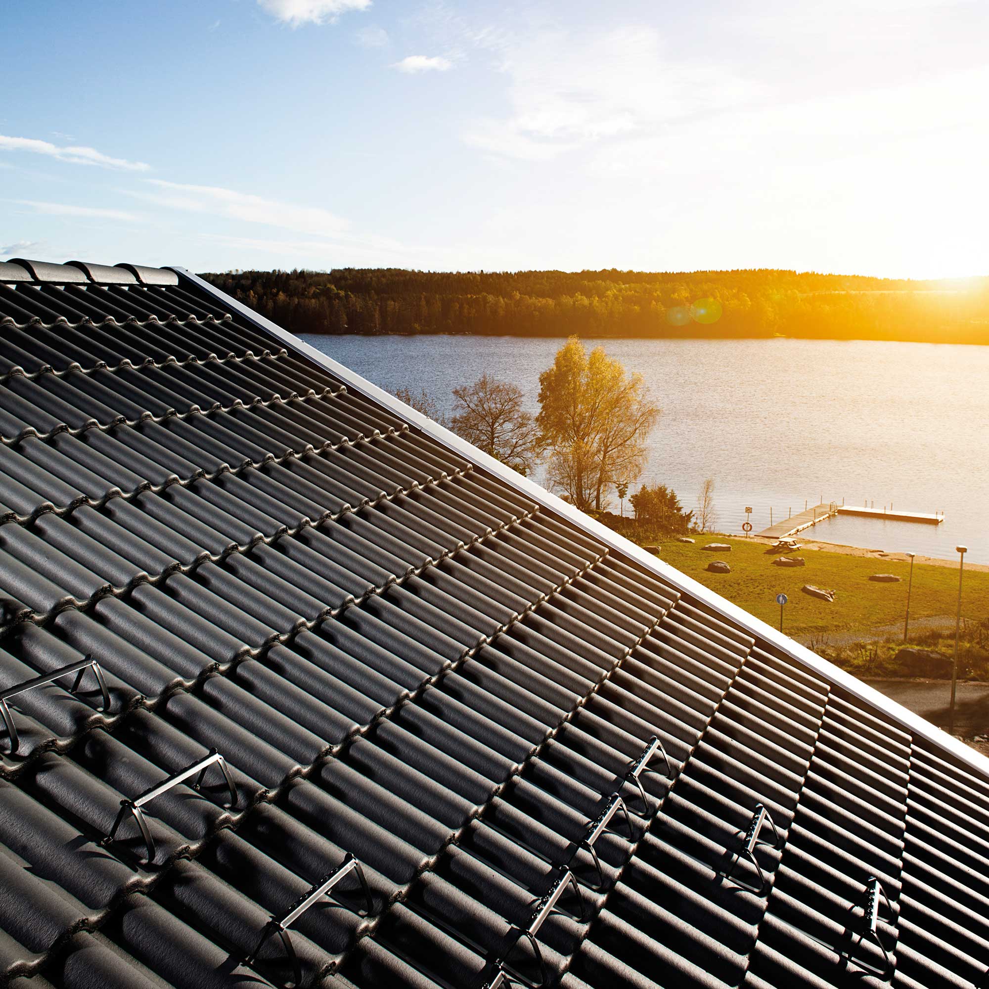 Tvåkupig Takpanna S:t Eriks Mjöbäck Blank