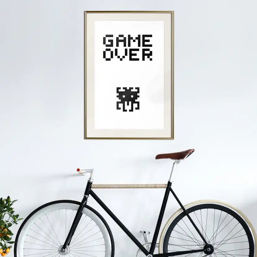 Poster Artgeist Affisch Game Over