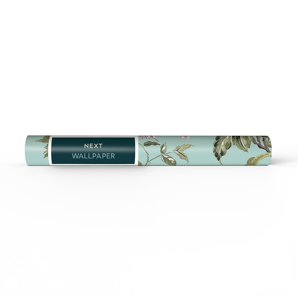 Tapet NEXT Birds & Blooms Duck Egg