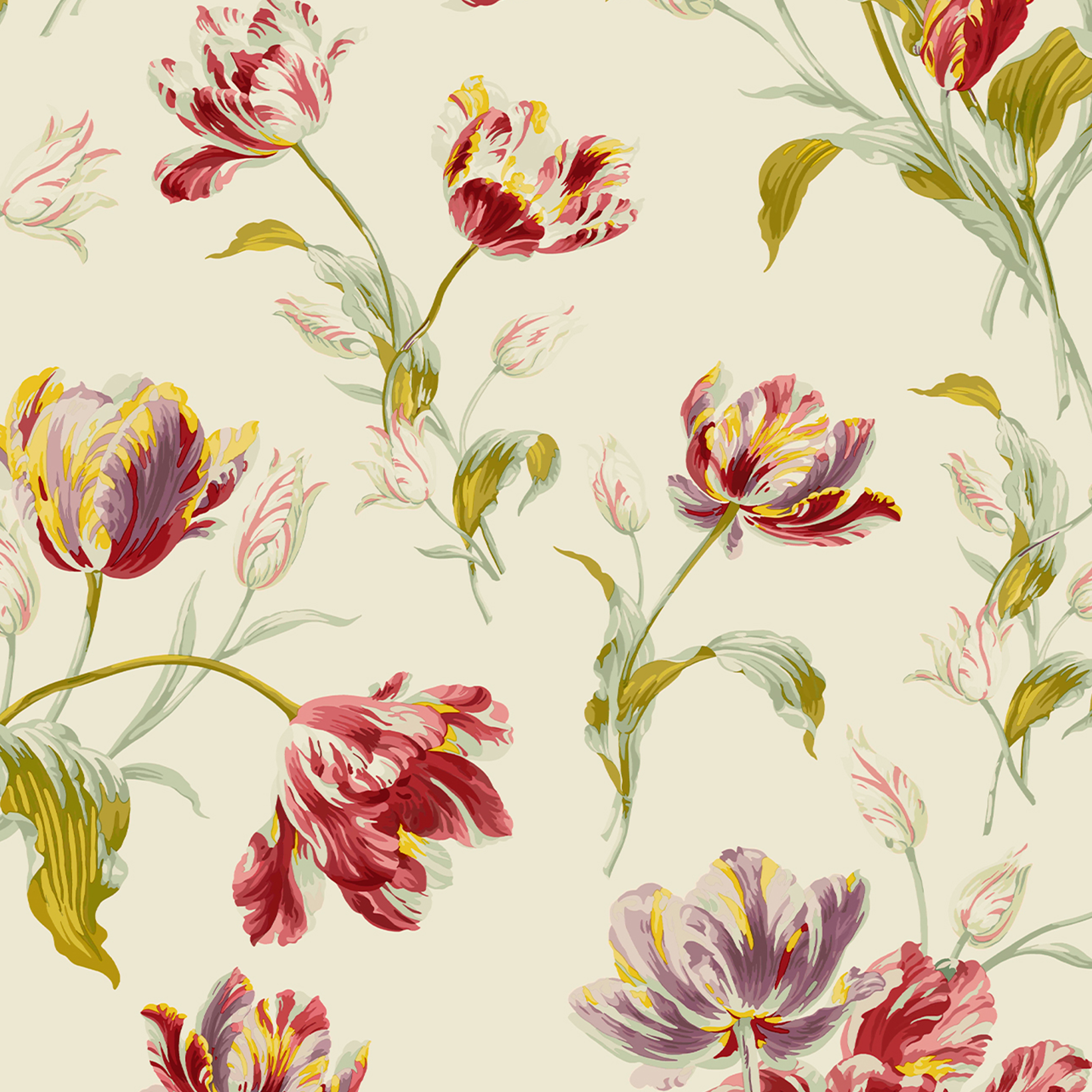 Tapet Laura Ashley Gosford 113400 Non Woven, Mönstrad Flerfärgad