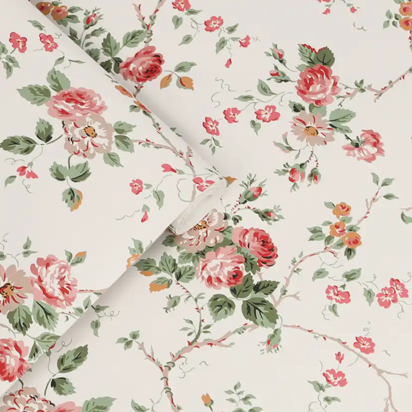 Tapet Laura Ashley Mountney Garden Antique Rosa 121083