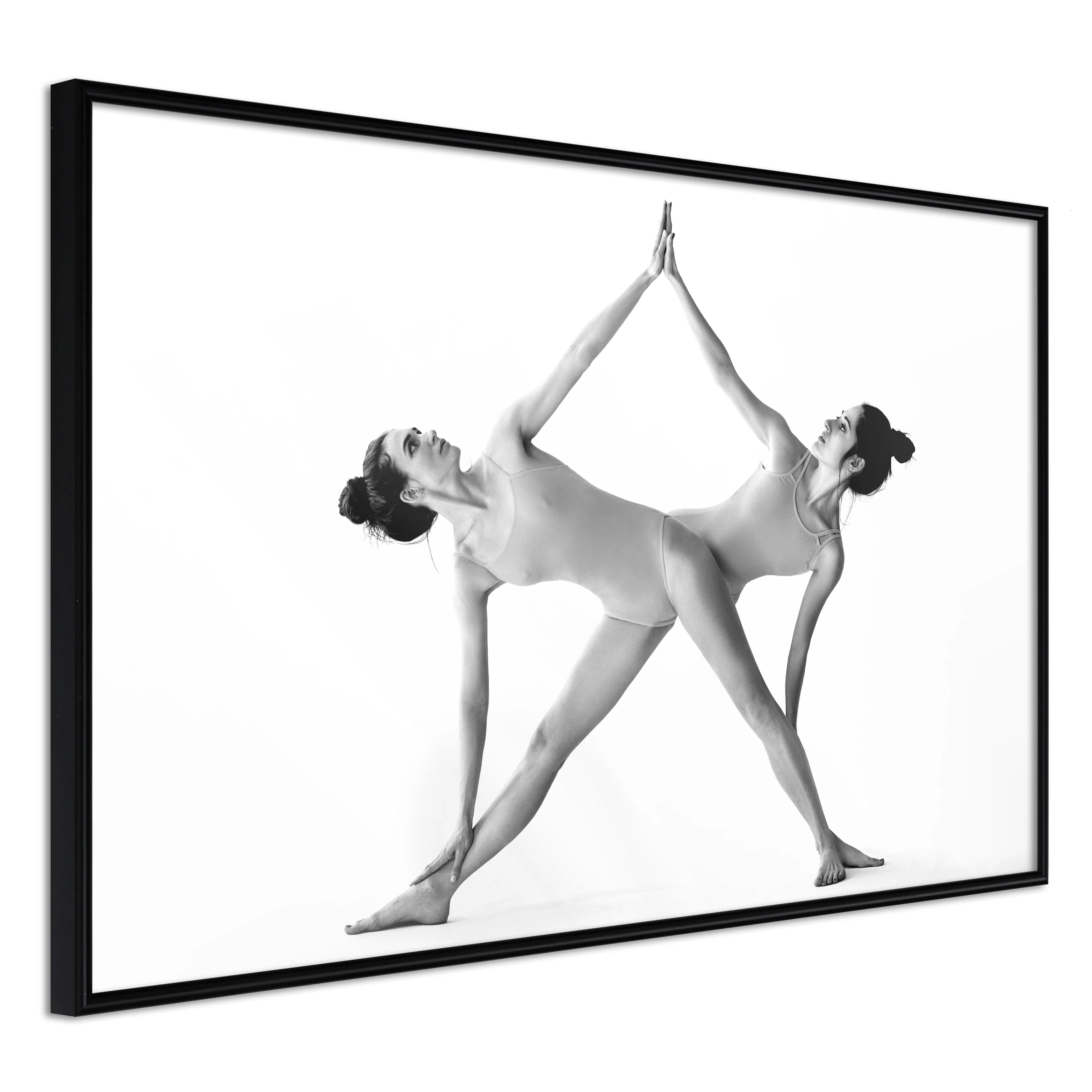 Affisch - Yoga [Poster] 60x40 Svart ram, 60x40 cm