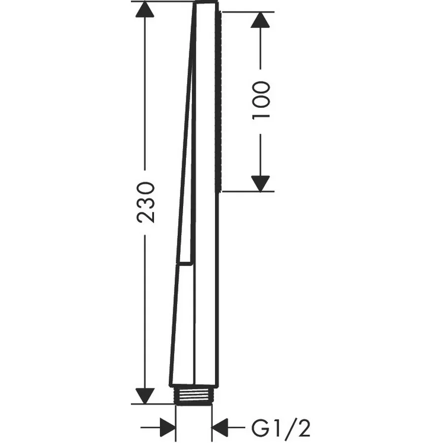 Pinnhanddusch Hansgrohe Pulsify E 100 1jet EcoSmart