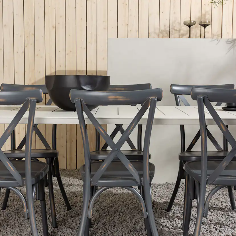 Matgrupp Venture Home Lina Bord med 6 Tablas Stolar