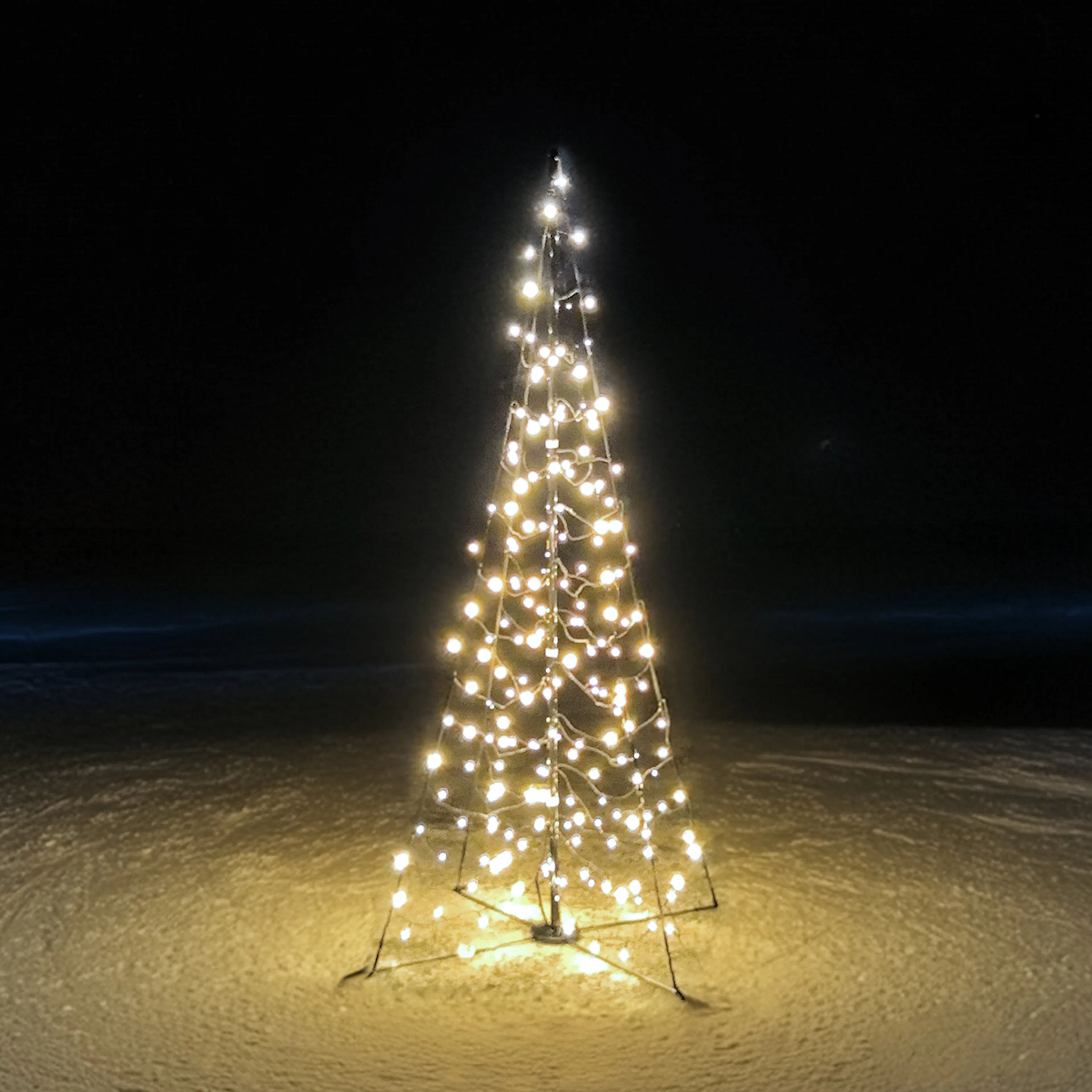 Ljusgran Fristående Glimma 1,5 m 160 LED Varmvit 1,5m, 160 ljuskällor, LED