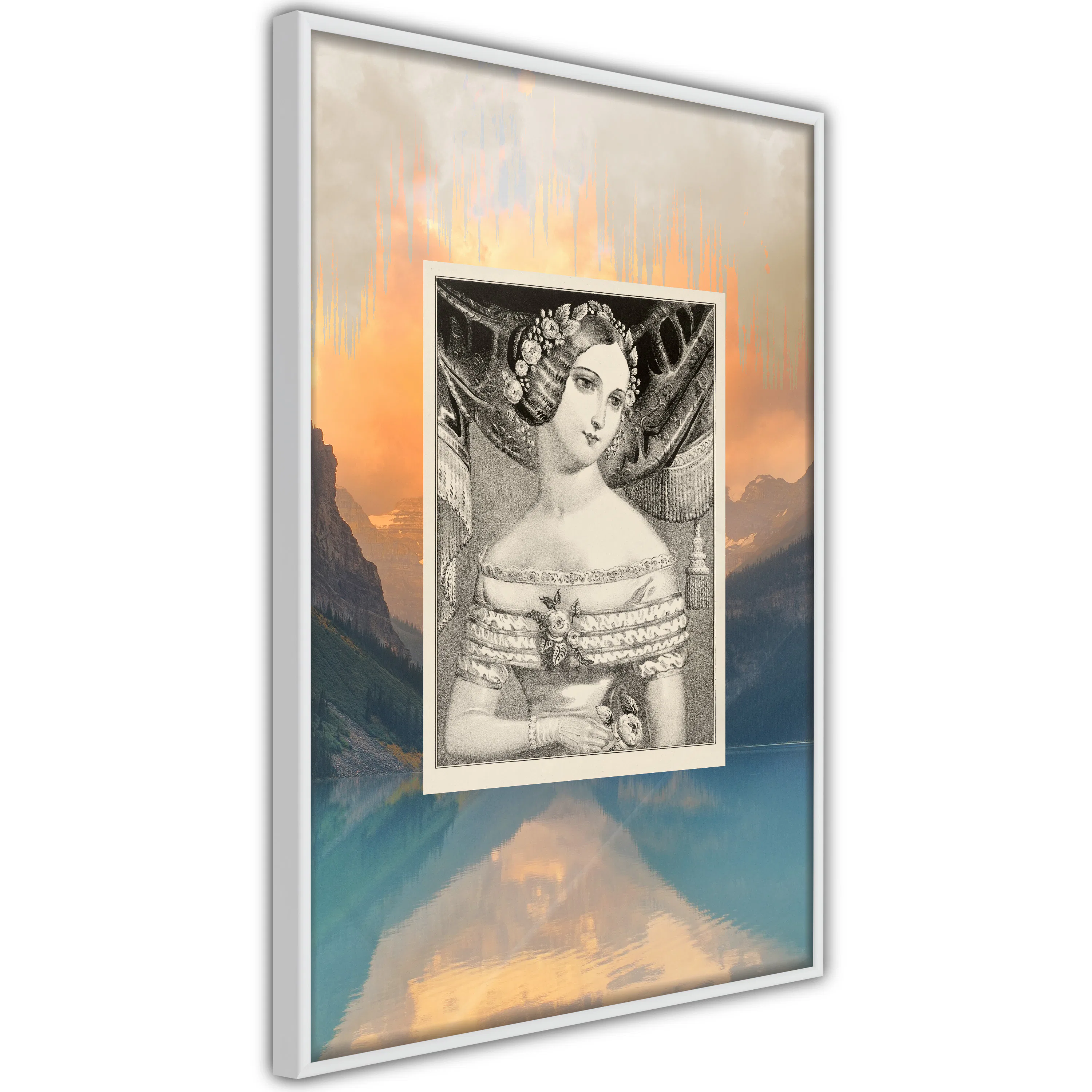 Poster Artgeist Affisch Retro Portrait