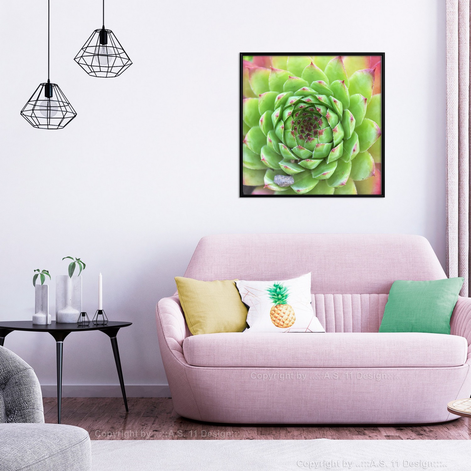 Poster Artgeist Affisch Succulent