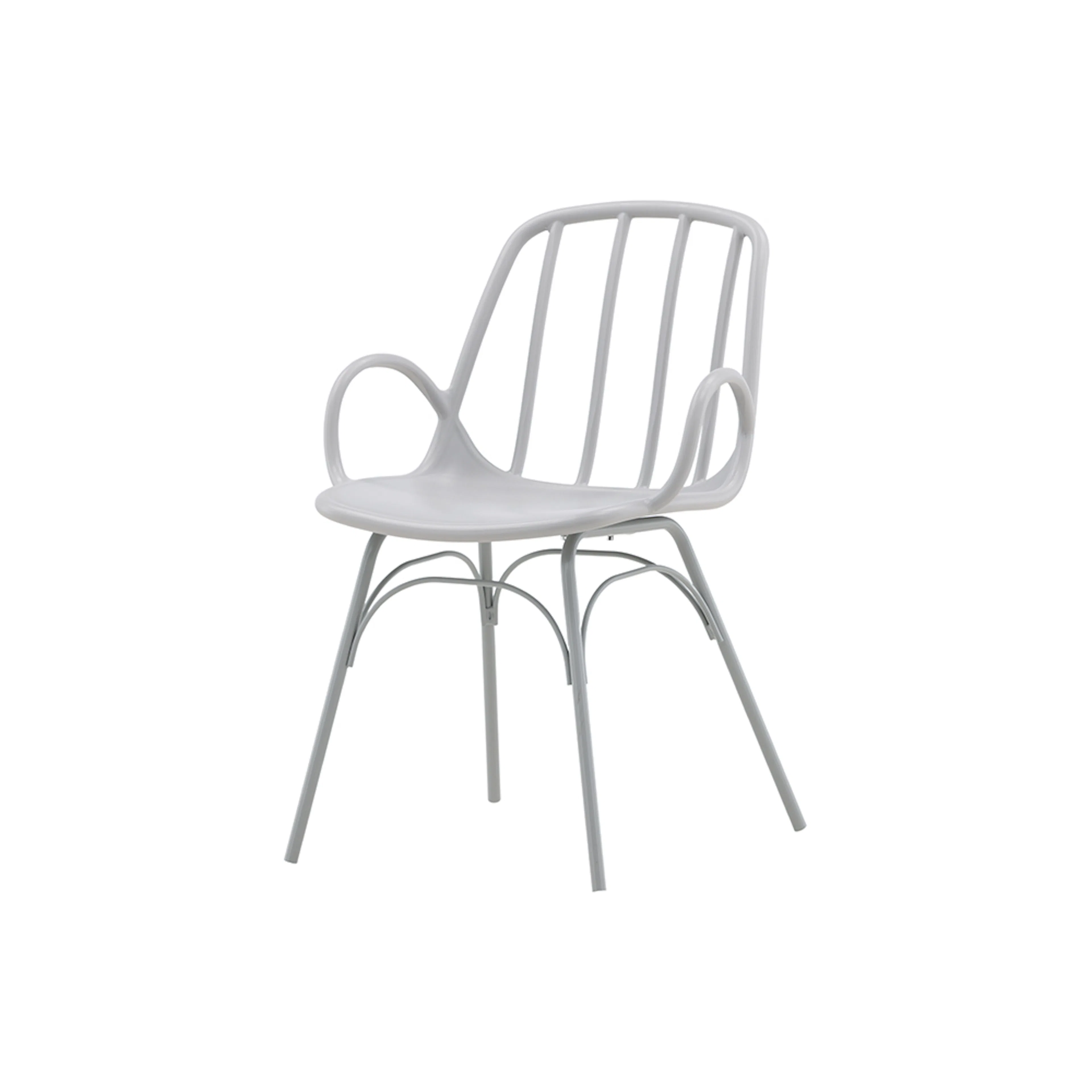 Dyrön Dining Chair - Greige Polypropylene Grå