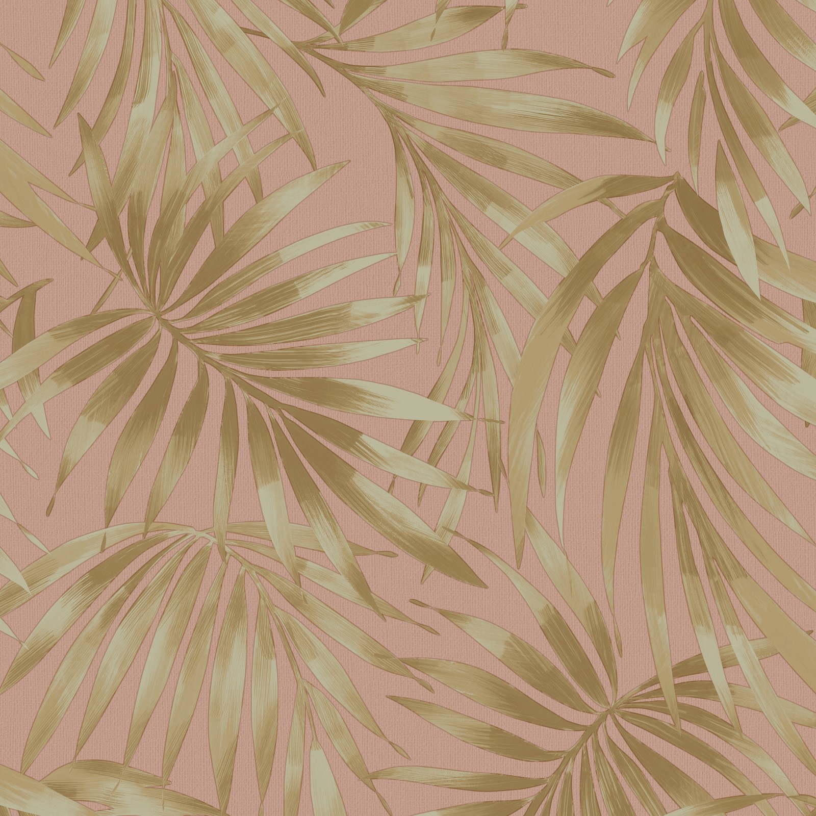 Tapet WOW Elegant Leaves Persika