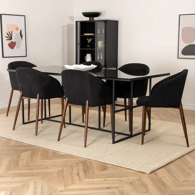 Matgrupp Venture Home Lund med 6 Archie Stolar