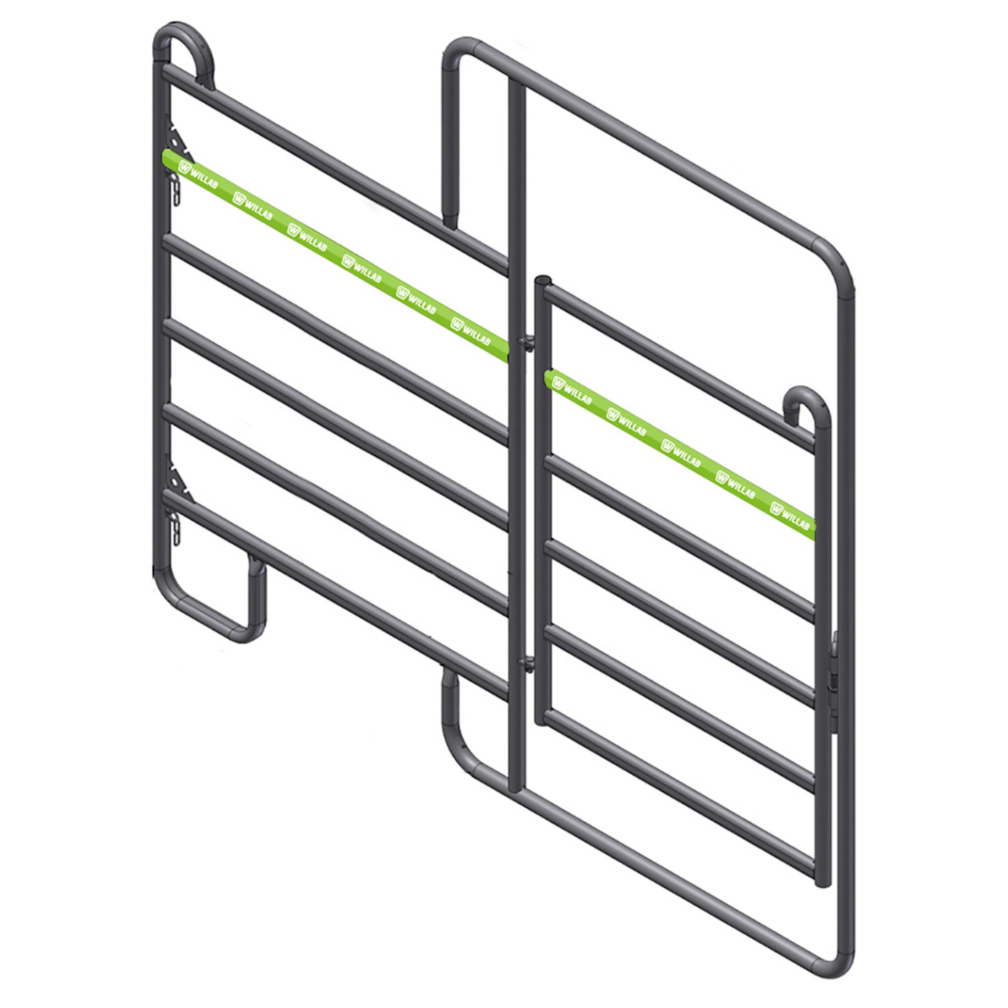 Fotbågegrind Willab med Dörr