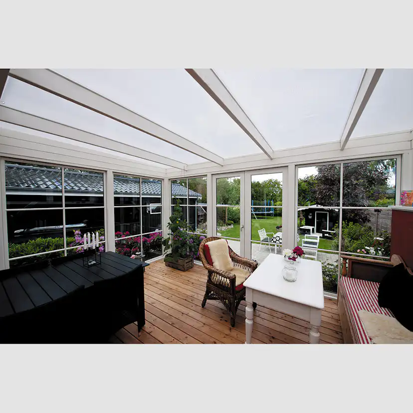 Kanalplast Plastmo TwinLite Opal Komplett Tak 32 mm